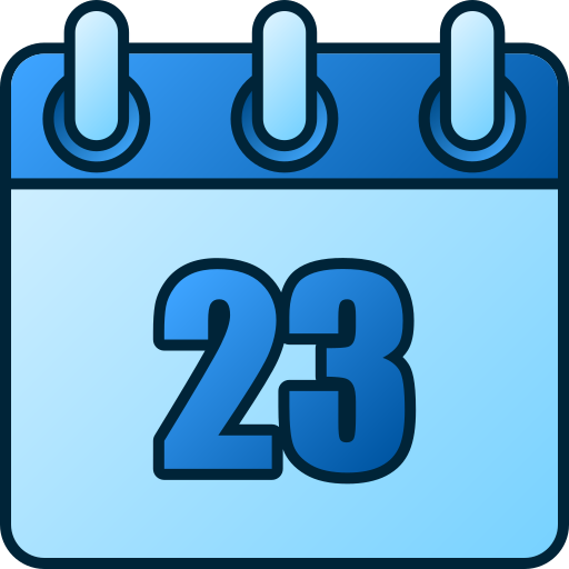 número 23 icono gratis