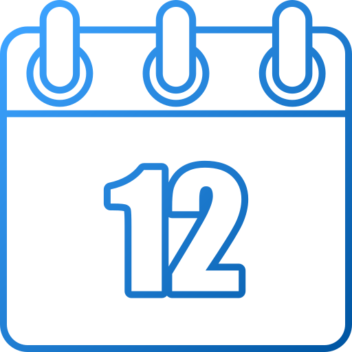 Number 12 free icon Number 12 free icon