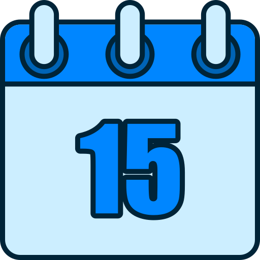 numero 15 icono gratis