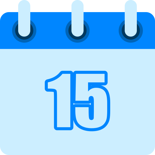 numero 15 icono gratis