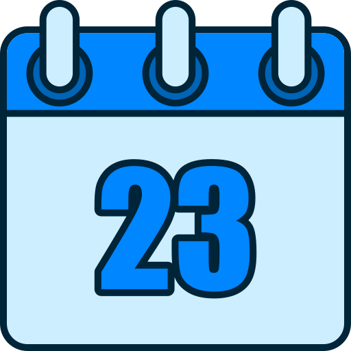 número 23 icono gratis