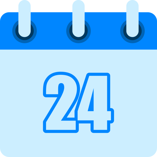 Number 24 free icon Number 24 free icon