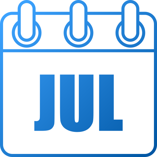 julio icono gratis