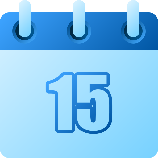 numero 15 icono gratis