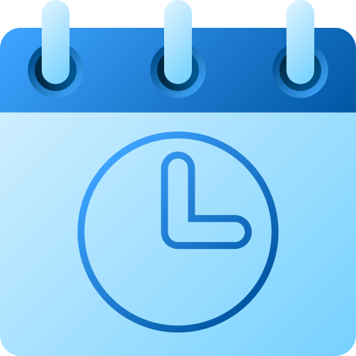 Clock Generic gradient fill icon