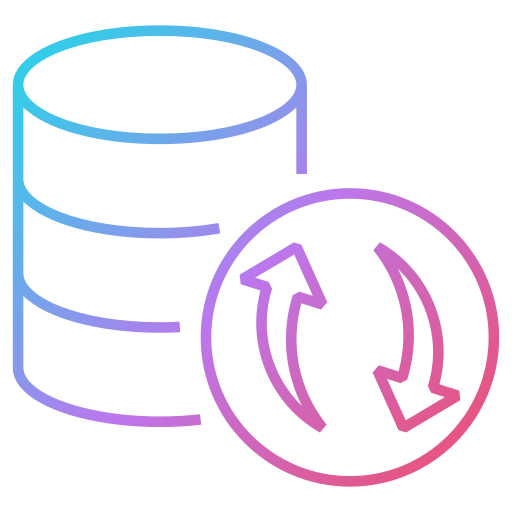 Server traffic Generic gradient outline icon