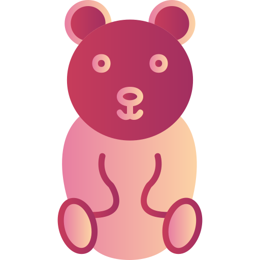 oso de peluche icono gratis