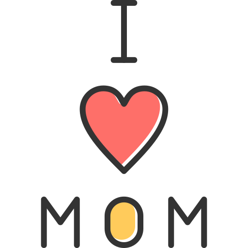 amo a la mamá icono gratis