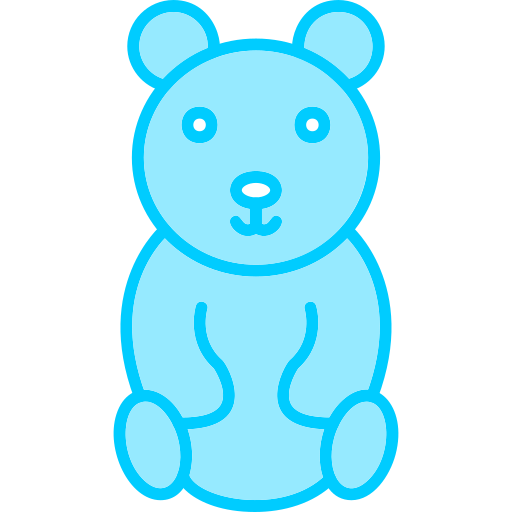 oso de peluche icono gratis