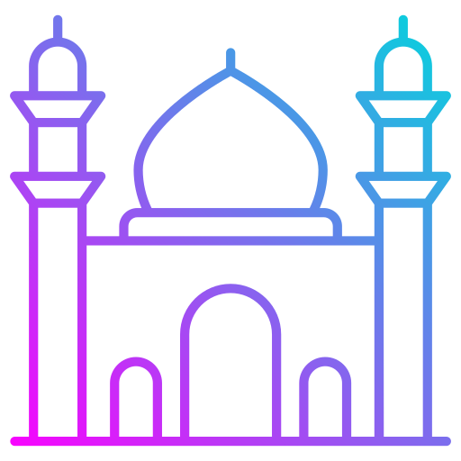 Mosque Generic gradient outline icon