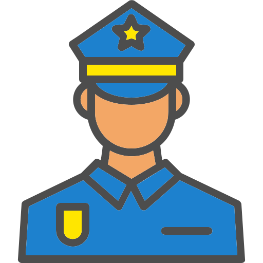 policía icono gratis