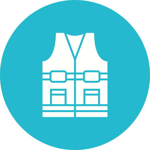 chaleco protector icono gratis