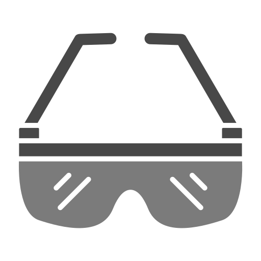 lentes de seguridad icono gratis