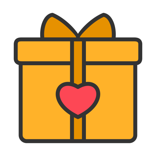 caja de regalo icono gratis