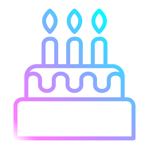 pastel de cumpleaños icono gratis