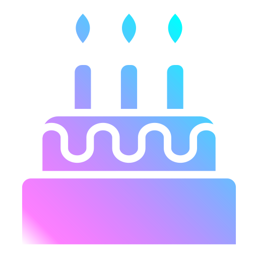 pastel de cumpleaños icono gratis