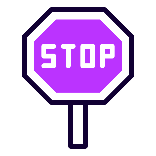 señal de stop iconos gratis de señalización