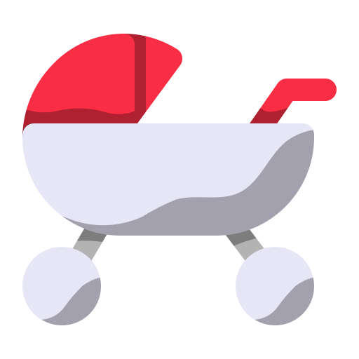 carrito de bebé icono gratis