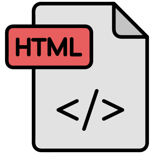 archivo html icono gratis