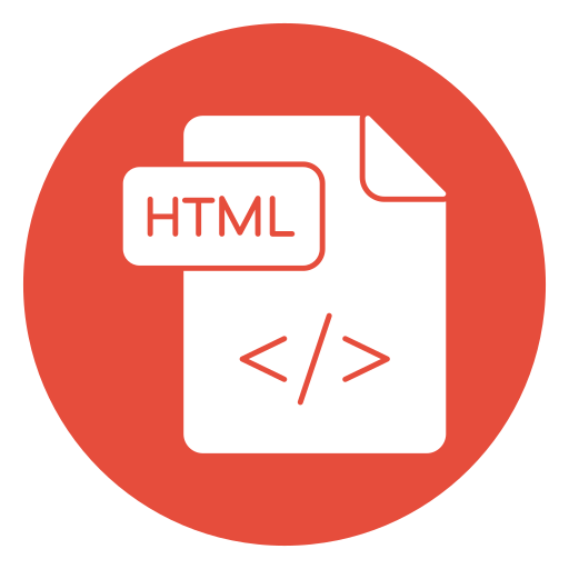 archivo html icono gratis