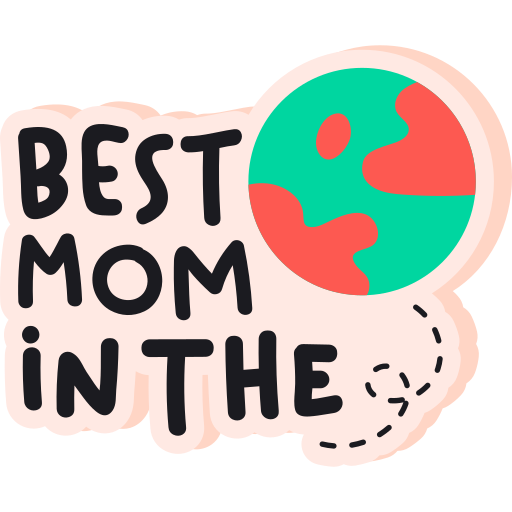 Best Mom In The World Sticker