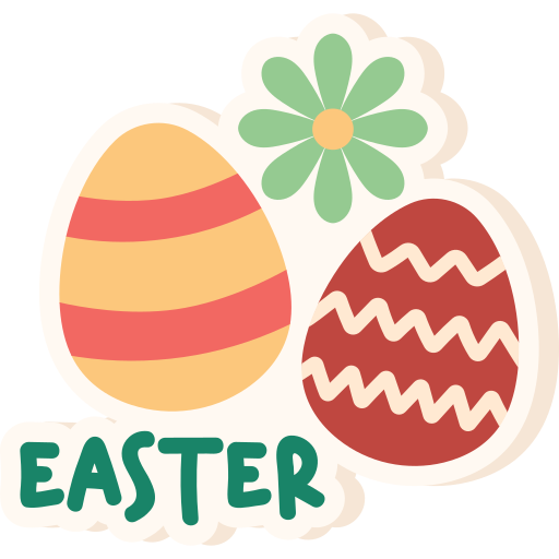 Happy easter Stickers - Free easter Stickers