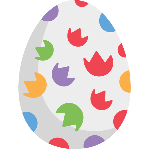 Easter egg Generic color fill icon