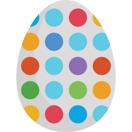 Easter egg Generic color fill icon