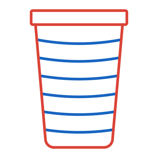 tasse en plastique Icône gratuit