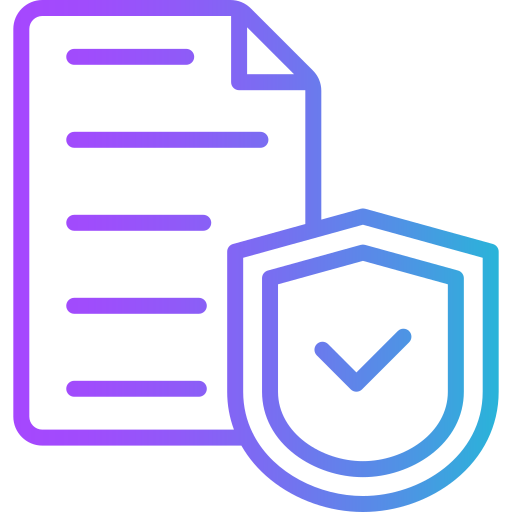 protección de datos icono gratis