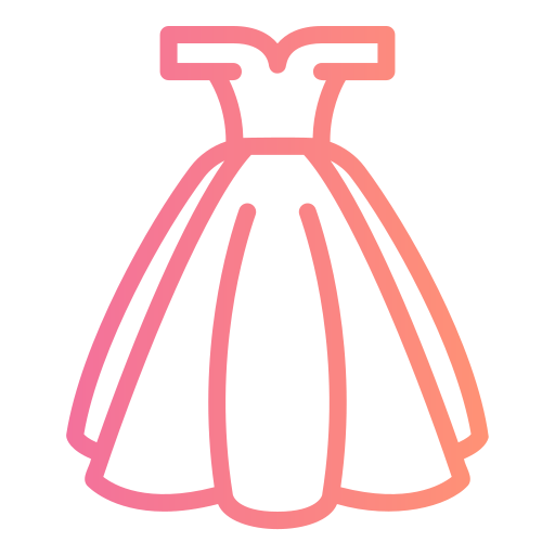 Wedding dress Generic gradient outline icon