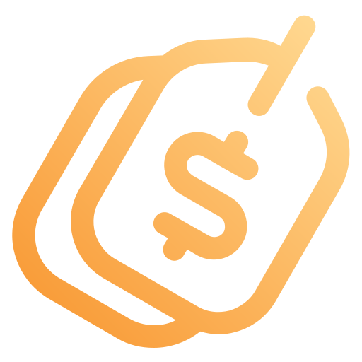 etiqueta de precio icono gratis