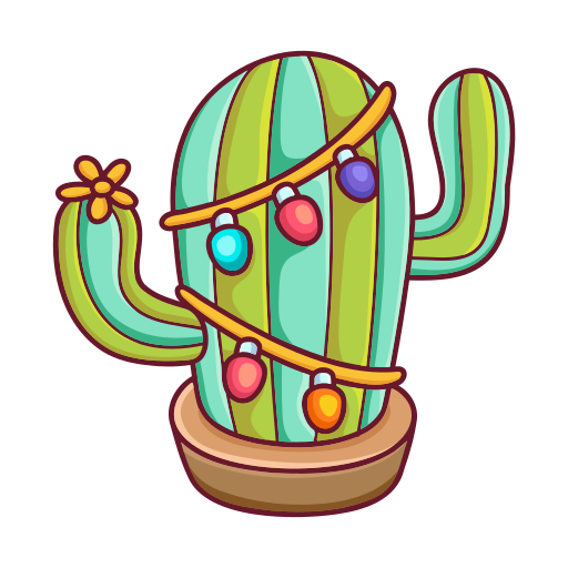 cactus gratis sticker