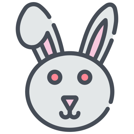 Rabbit Generic color lineal-color icon