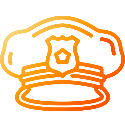 sombrero de policia icono gratis