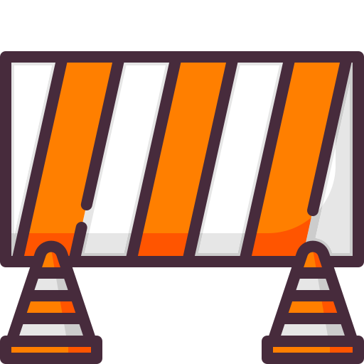 barrera icono gratis