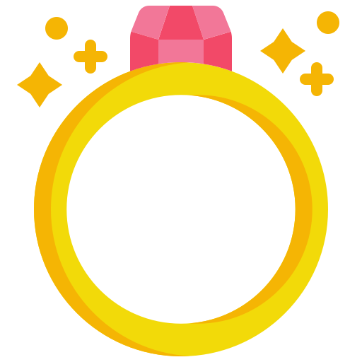 anillo de bodas icono gratis