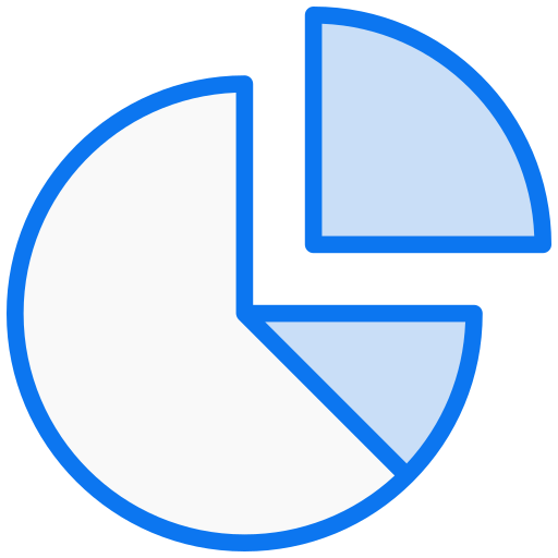 Pie chart Generic color lineal-color icon