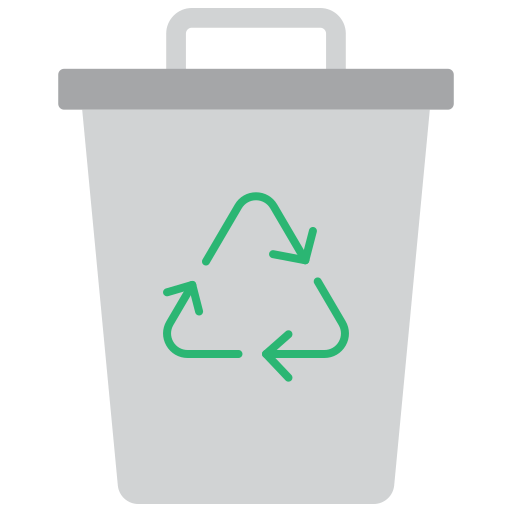 papelera de reciclaje icono gratis