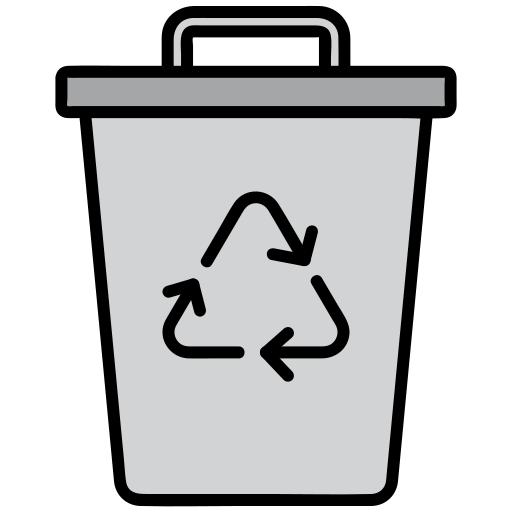 papelera de reciclaje icono gratis