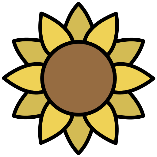 girasol icono gratis