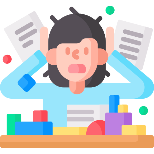 Unorganized free icon