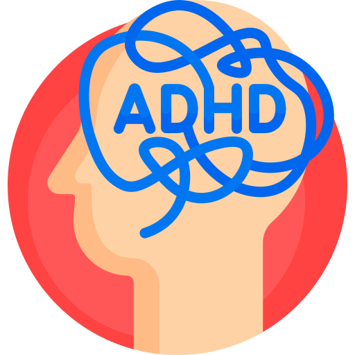 Adhd Detailed Flat Circular Flat Icon