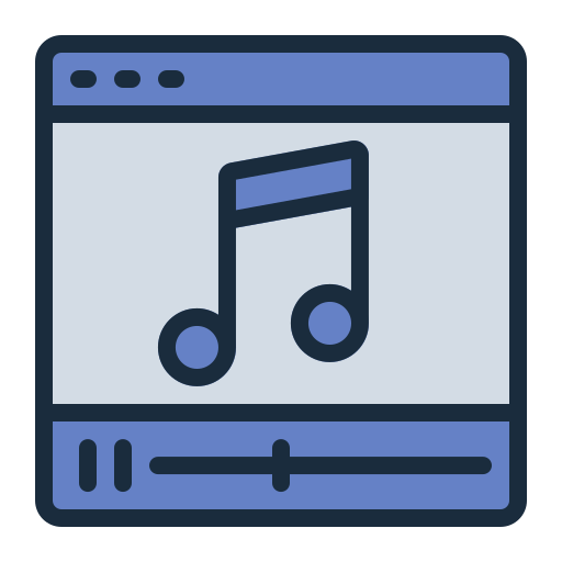 reproductor de música icono gratis