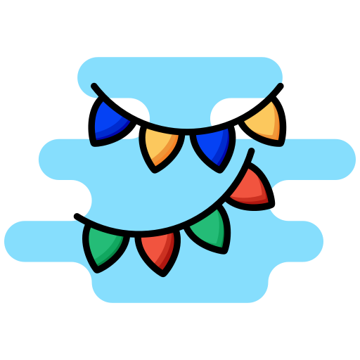 guirlande Icône gratuit