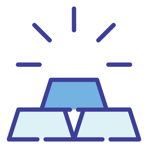Золотые слитки бесплатно иконка
