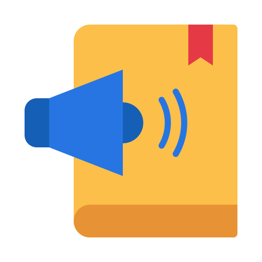 audio libro icono gratis