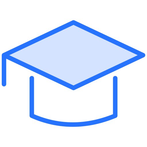 gorro de graduación icono gratis