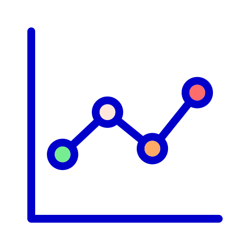 gráfico arriba icono gratis