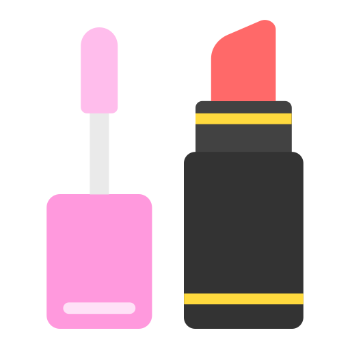 maquillaje de labios icono gratis